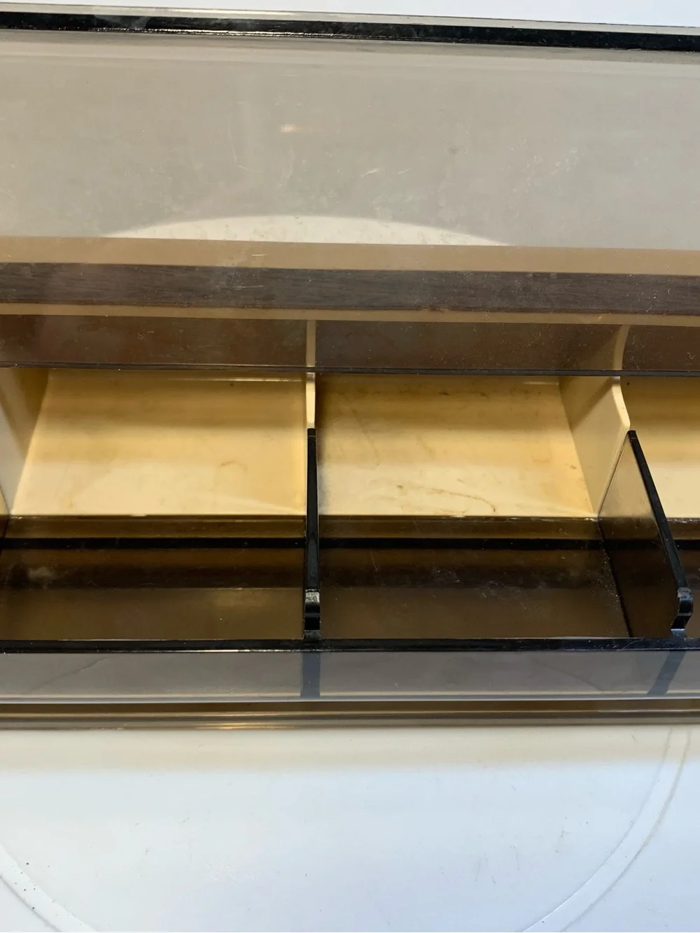 Vintage Ketcham & McDougall 10in Plastic Desk Caddy Organizer.              3799